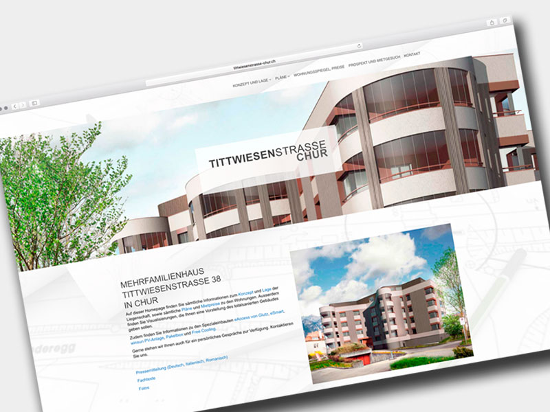 Webseite Tittwiesenstrasse